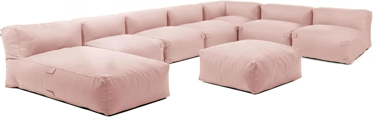 Salon de jardin et ensemble lounge — Mixi, 8 Places, rose