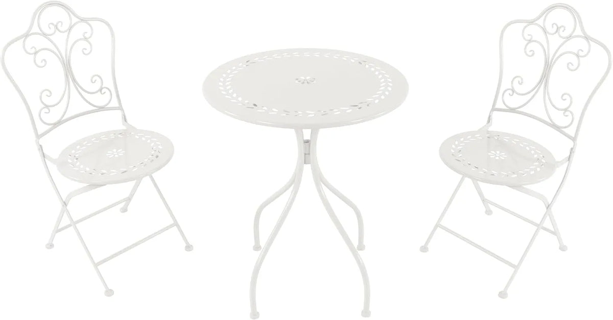 Salon de jardin et ensemble lounge – blanc