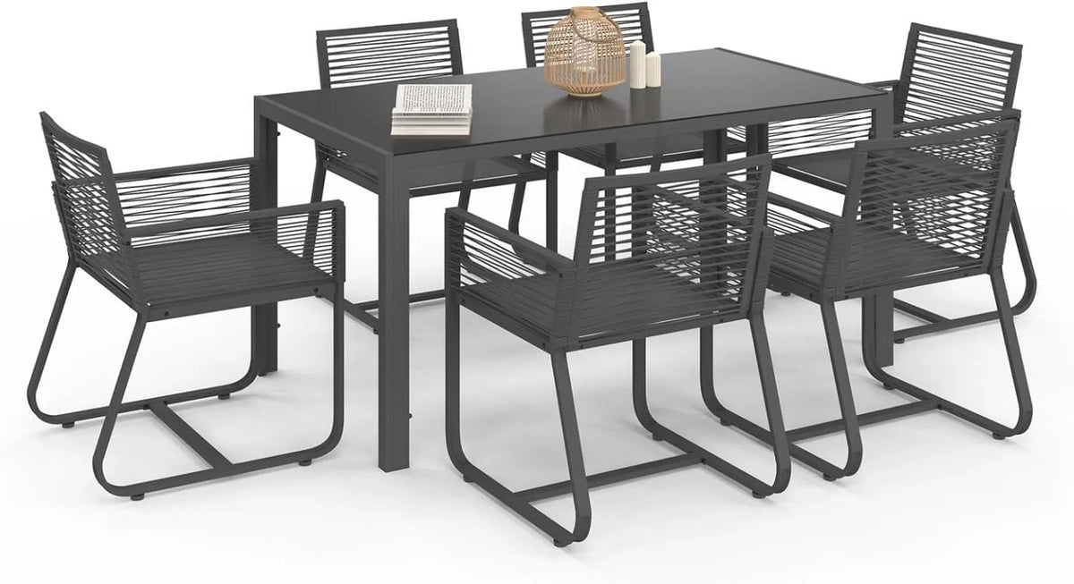 Salon de jardin et ensemble lounge — 150 cm, anthracite