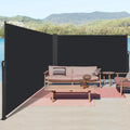 Séparateur de pièce – 180 × 600cm, anthracite