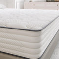 Matelas Hybride 140x200 cm, Ressorts Ensachés, Soutien Ergonomique 7 Zones, Ferme H3, Certifié Oeko-Tex