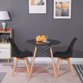 Ensemble de salle à manger avec table et 2 chaises noires - H.J WeDoo