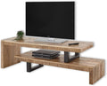 Meuble TV Industriel en Bois de Mangue et Métal, Stella Trading BEED, 140x45x40 cm