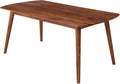 Table de Salle à Manger en Bois Massif Sheesham - Design Rustique 120x75x60 cm