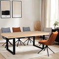 Table à Manger Tivoli 200x90cm pour 10 Personnes - Chêne Blanchi de Weber Industries