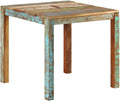 Table de salle à manger 82x80x76 cm en bois massif recyclé