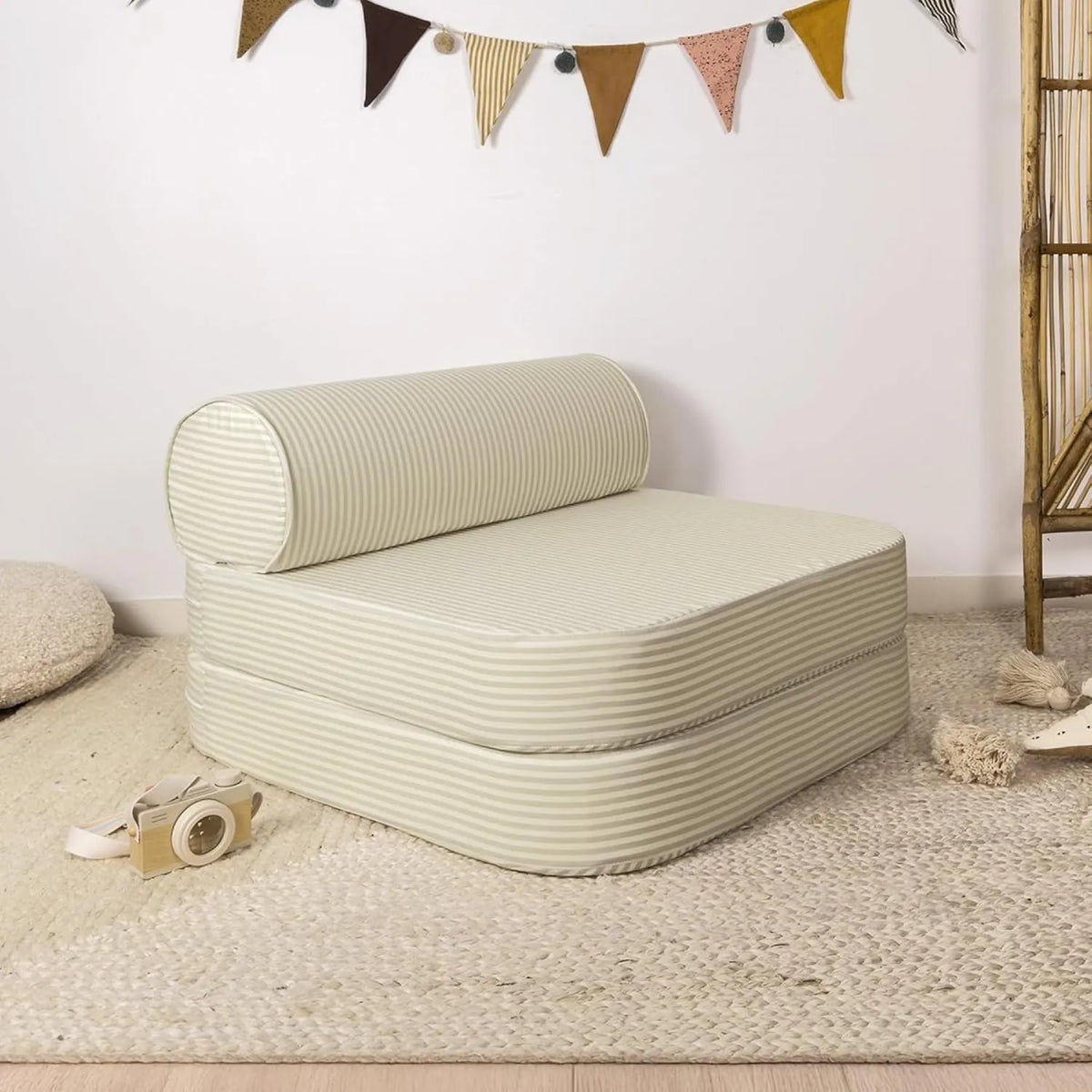 Kadolis - Fauteuil Lit Enfant - Convertible 70x160 cm - Housse Amovible - Certifié Oeko-TEX
