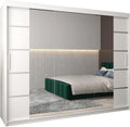 Armoire à Portes Coulissantes avec Miroir Verona 4 - Penderie Moderne pour Chambre