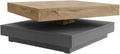 Table Basse Extensible en Chêne Wotan et Graphite