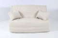 Housse Matelassée BZ 140x190 en Hévéa Naturel Beige Confort