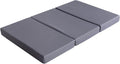 Matelas Pliant Ergonomique à Mémoire de Forme, Confort Moyen, 120 x 195 x 10 cm, Gris