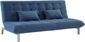 Canapé Convertible 3 Places en Tissu Hornet Bleu