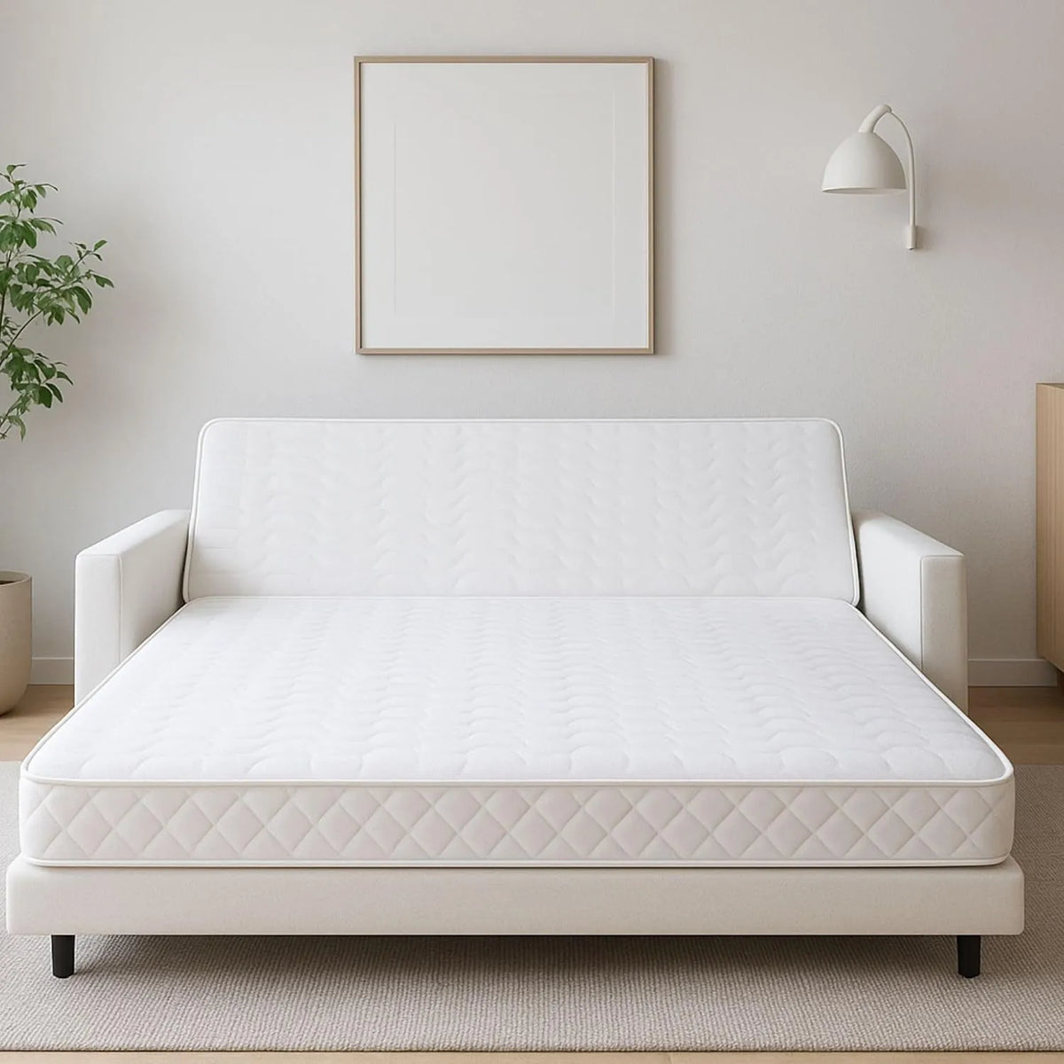 Matelas BZ 160x200 King of Dreams Mousse Confortable Tissu Stretch Résistant - Hauteur 15 cm - Soutien Ferme