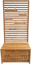 Coffre de Rangement Extérieur avec Étagères pour Jardin et Plantes