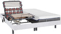 Lit Relaxation Électrique en Blanc avec Matelas Mémoire - 2x90x200 cm - Modèle Dionysos