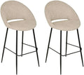 Chaises de Bar Amago Beige 101cm - Lot de 2 par Atmosphera