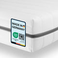Matelas Ergonomique 200x200 cm, Mousse Froide, 7 Zones, Fermeté Moyenne, Certifié Oeko-Tex, Housse Amovible, Respirant, 15 cm