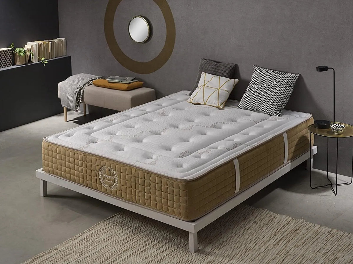 Matelas 200x200 cm Mousse Mémoire | 30 cm Épaisseur | 11 Zones Confort | Ferme et Ergonomique | Haute Densité