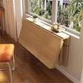 Table pliante murale en bois massif pour cuisine et salon, 60x120 cm