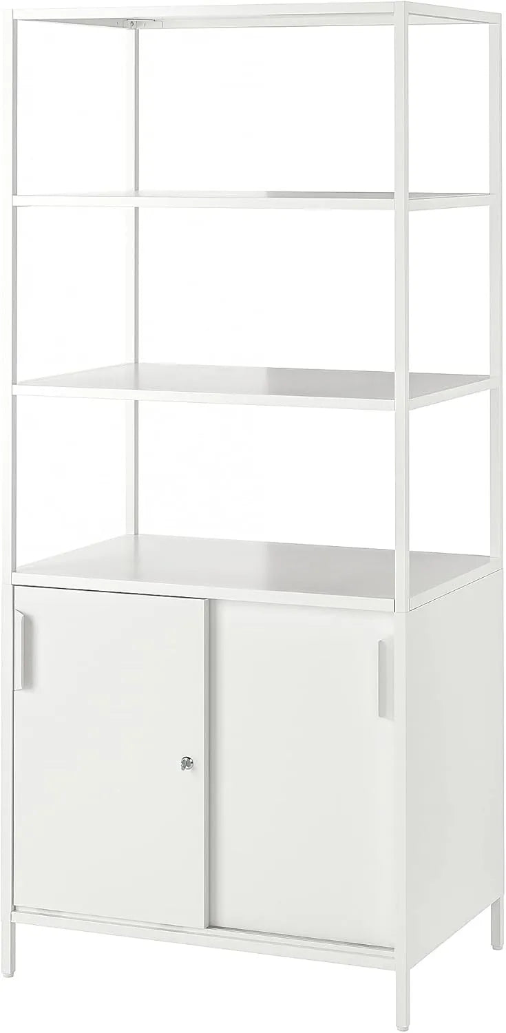 Armoire à Portes Coulissantes Blanche 80 x 55 x 180 cm - IKEA Trotten