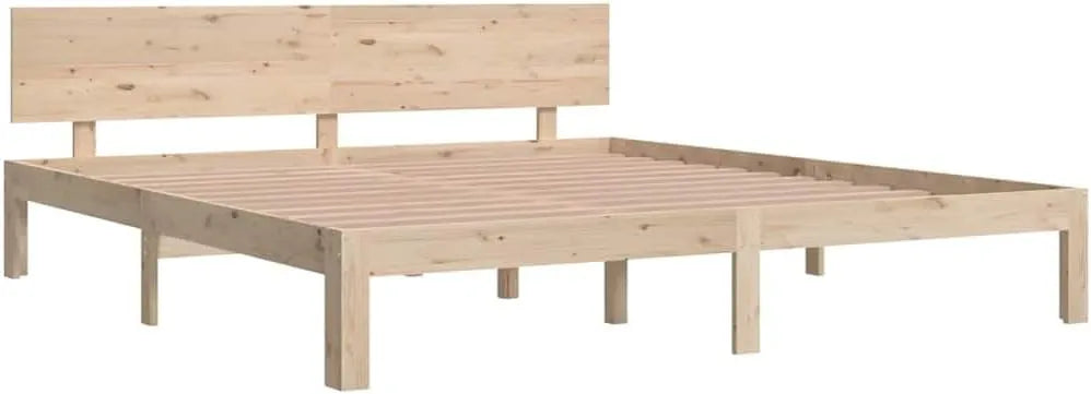 Lit Super King en Bois Massif 180x200 cm - vidaXL