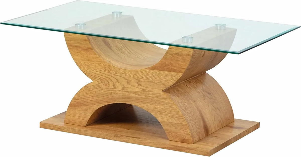 Table basse moderne en bois X-Type