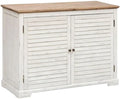 Buffet en Bois Blanc 2 Portes 110cm par Atmosphera