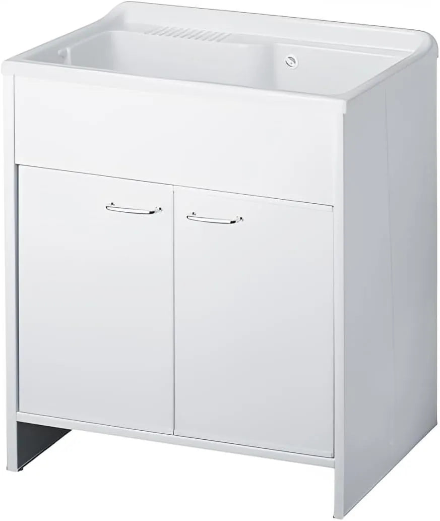 Lavabo en résine Negrari 80x50 cm Blanc - Lot de 12