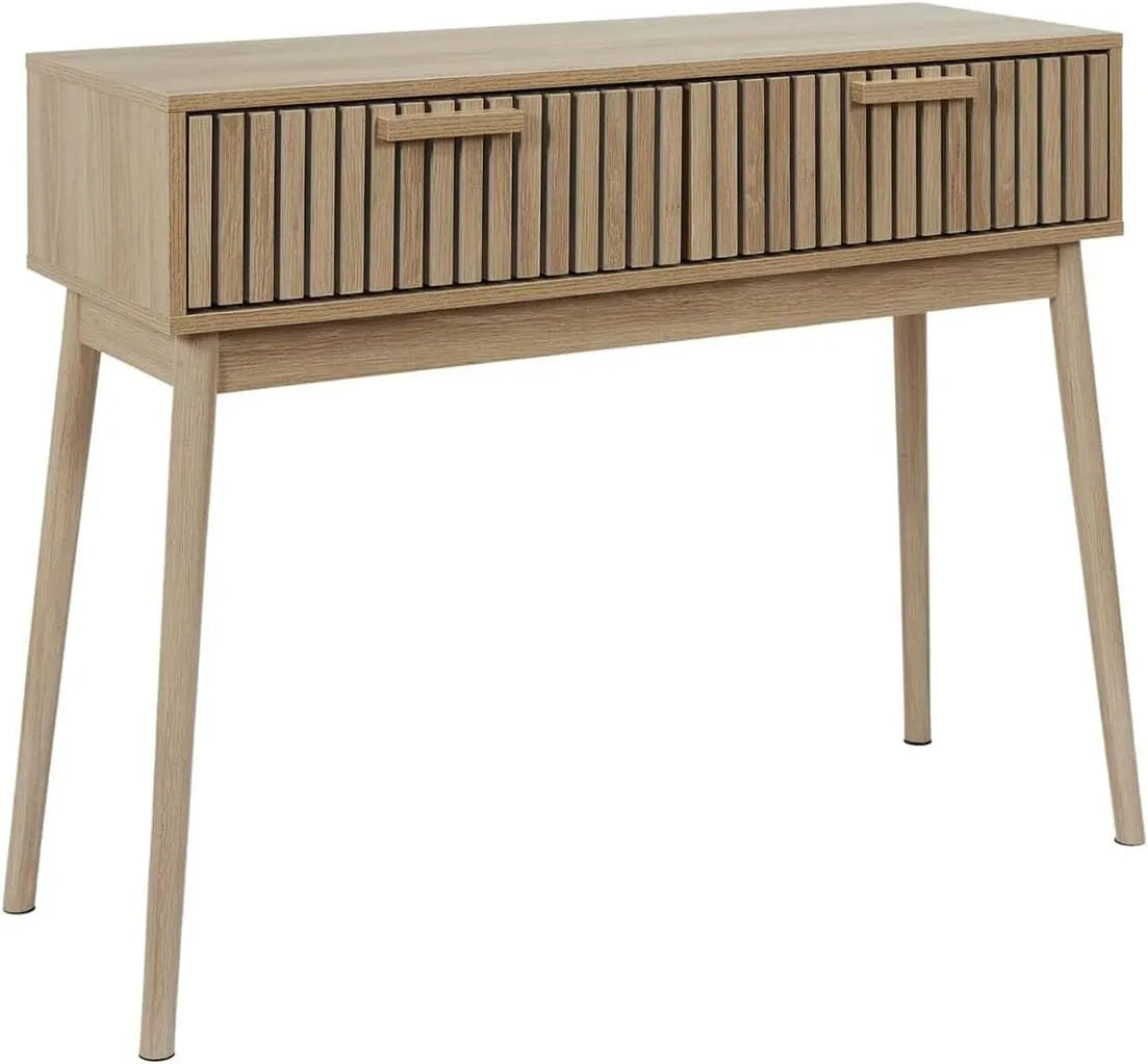 Console en Bois avec Deux Tiroirs - Style Élégant par AltoBuy