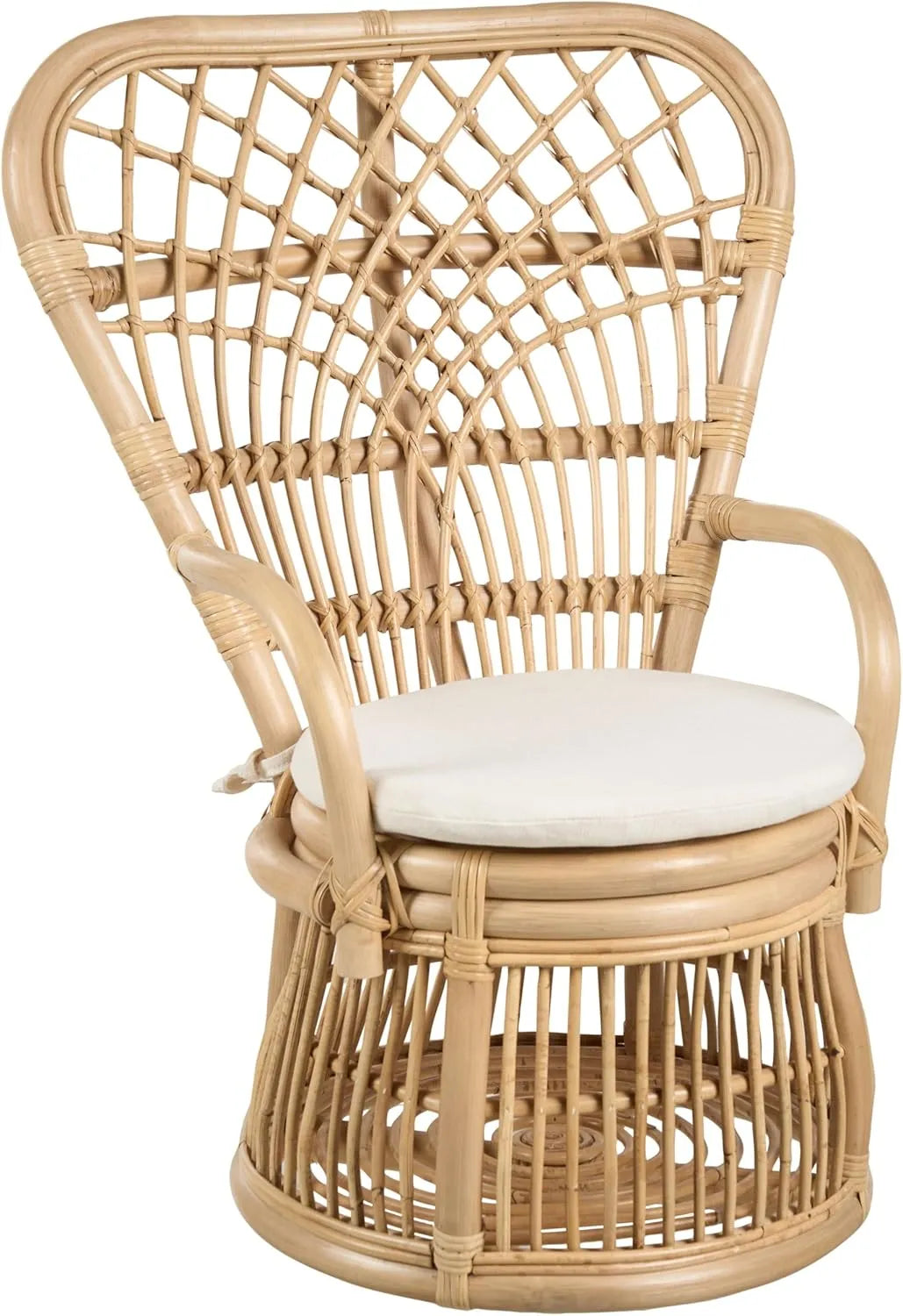 Chaise Enfant Boho en Rotin Naturel pour Chambre et Salle de Jeux - Temeni