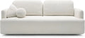 Selsey Canapé 227 cm, Bois d'ingénierie, Blanc Crème