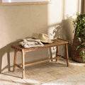 Banc Sixtine 100x36 cm en Abaca Naturel – MACABANE