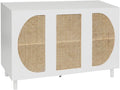 Buffet 3 Portes Cabras Blanc 120x85cm - Atmosphera