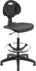 Siège ergonomique Sokoa avec réglages multiples, polyuréthane, dimensions 46,7 x 55,5 x 92,5 cm