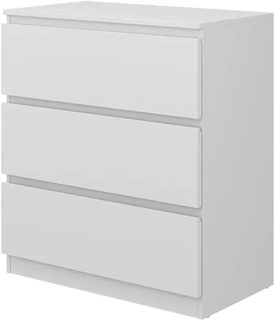 Armoire de Rangement Vicco Calisto avec Tiroirs, Blanc, 70 x 78,5 cm