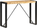 Console en Bois de Manguier Massif 110x35x76 cm, Design Épuré, 13.05 kg