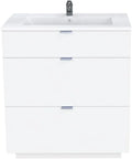 Meuble de salle de bain MARBELLA 80 cm avec 3 tiroirs - Blanc
