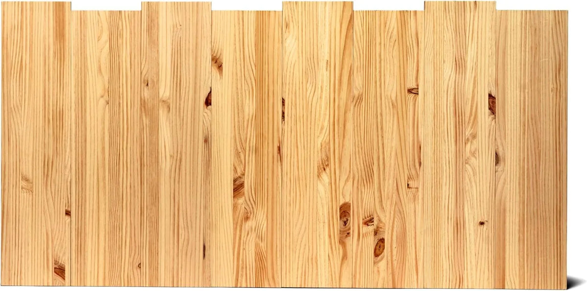 Tête de lit Queen Size en bois de pin massif nordique, fabriquée artisanalement en Espagne