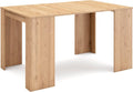 Console Extensible Moderne en Chêne pour 6 Personnes - Skraut Home