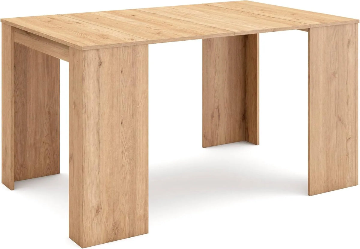 Console Extensible Moderne en Chêne pour 6 Personnes - Skraut Home