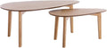 Ensemble de 2 Tables Basses Scandinaves en Chêne Clair - ARTIK