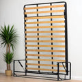 Lit Mural Rabattable Vertical 160x200 pour 2 Personnes - Design Classique