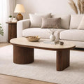Table basse 130 cm en noyer style Kavala - Milton & Oldbrook