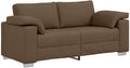 Canapé en Tissu Marron 180x77x82 cm pour Salon, Design Élegant et Confortable