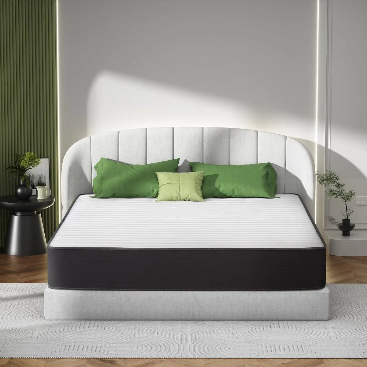 Matelas à Mémoire de Forme 160x200 cm, Épaisseur 22 cm, Confort Double