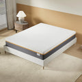 Matelas Hybride 180x200cm en Latex Naturel et Mémoire de Forme - Soutien Ferme et Confort Durable - Épaisseur 28cm, Anti-Allergique