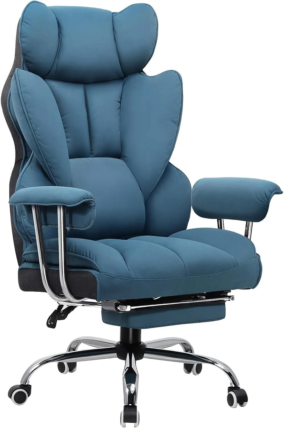 Chaise Gaming Ergonomique GTPLAYER avec Repose-Pieds - Bleu