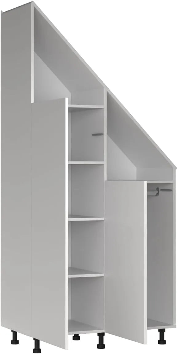 VDD - Étagère Murale avec Compartiments Inclinés - Blanche et Moderne