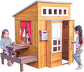 Cabane en Bois pour Enfants avec Cuisine et Mobilier d'Extérieur
