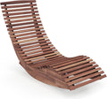 Transat Ergonomique en Bois d'Acacia pour Jardin et Piscine, Chaise Longue Inclinable 160 KG